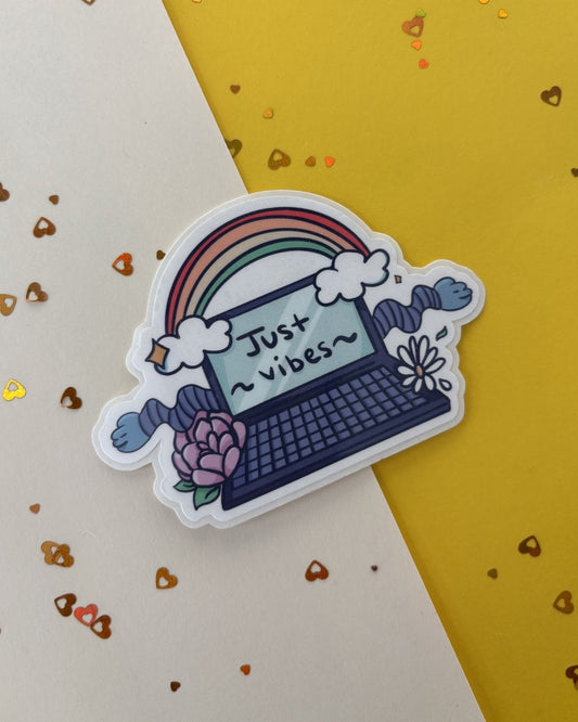 Just Vibes Sticker