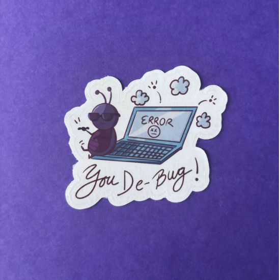 You De-Bug Sticker