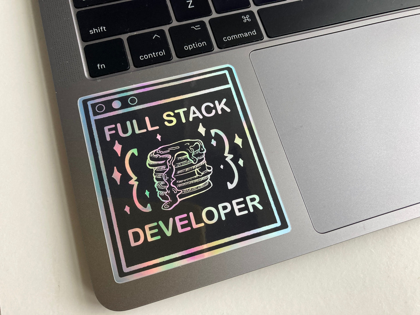Full Stack Developer Holographic sticker