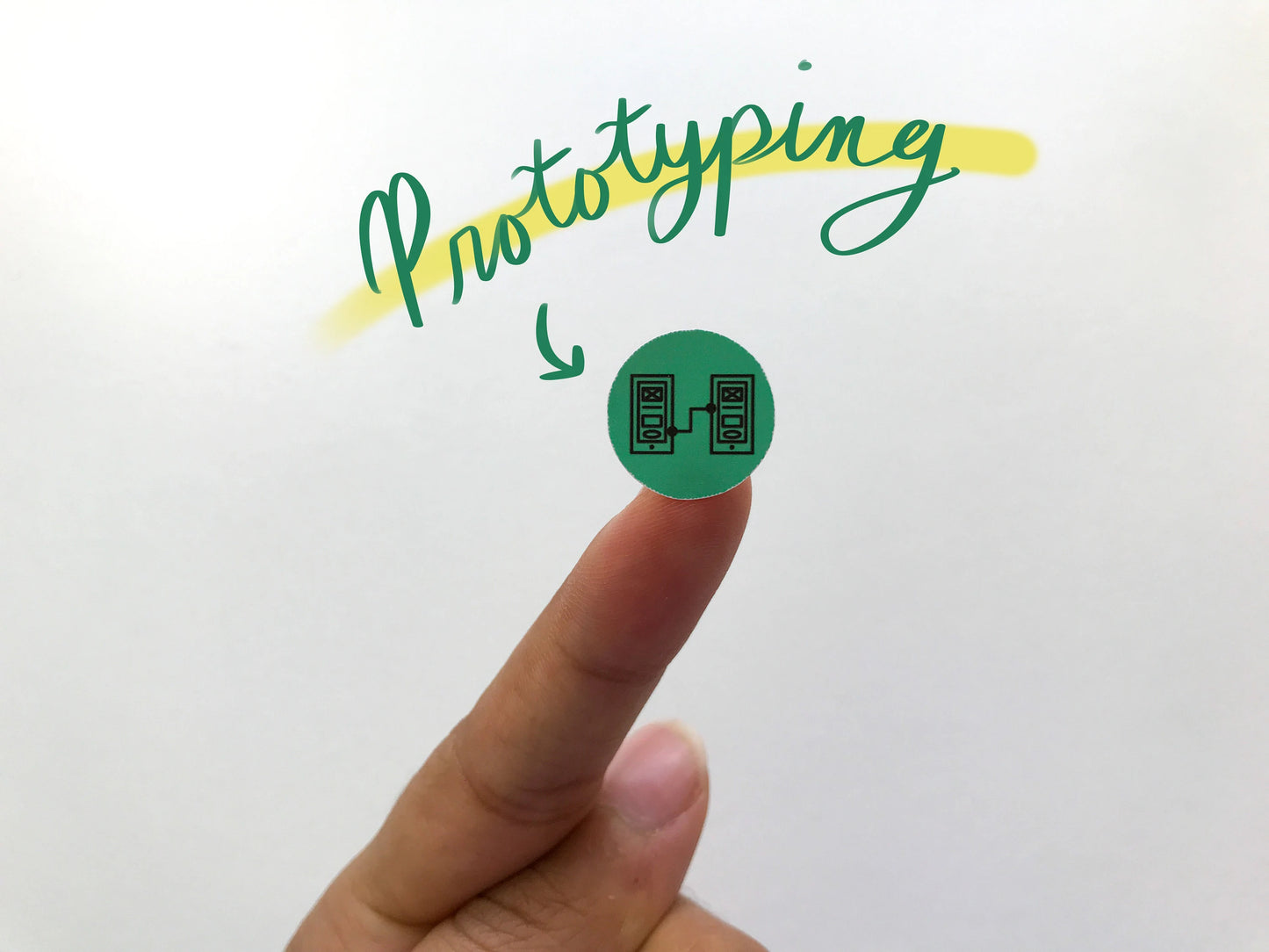 UX Design Cycle Stickers - Journal Stickers