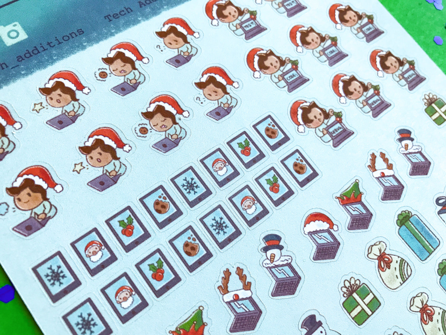 Coding Elf Christmas Planner Sticker Sheet