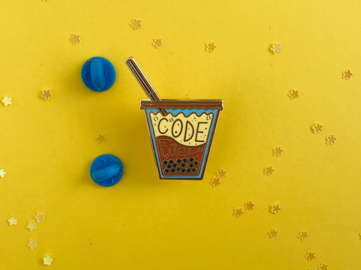 Code Fuel Boba Hard Enamel Pin