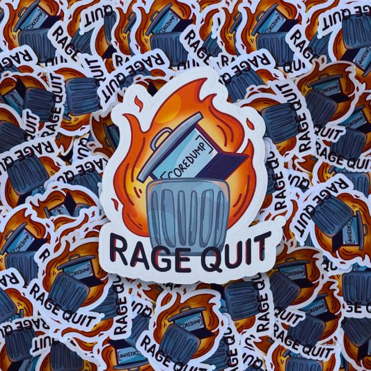 Rage Quit Sticker