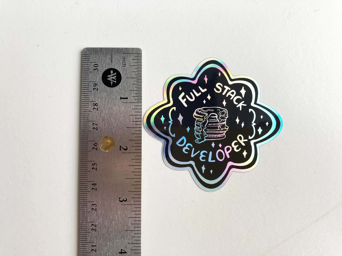 Full Stack Developer Holographic sticker