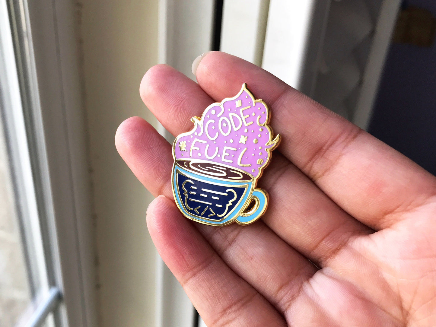 Code Fuel Coffee | Hard Enamel Pin