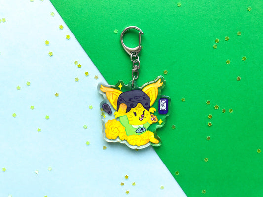 VR Developer Cat Acrylic Keychain