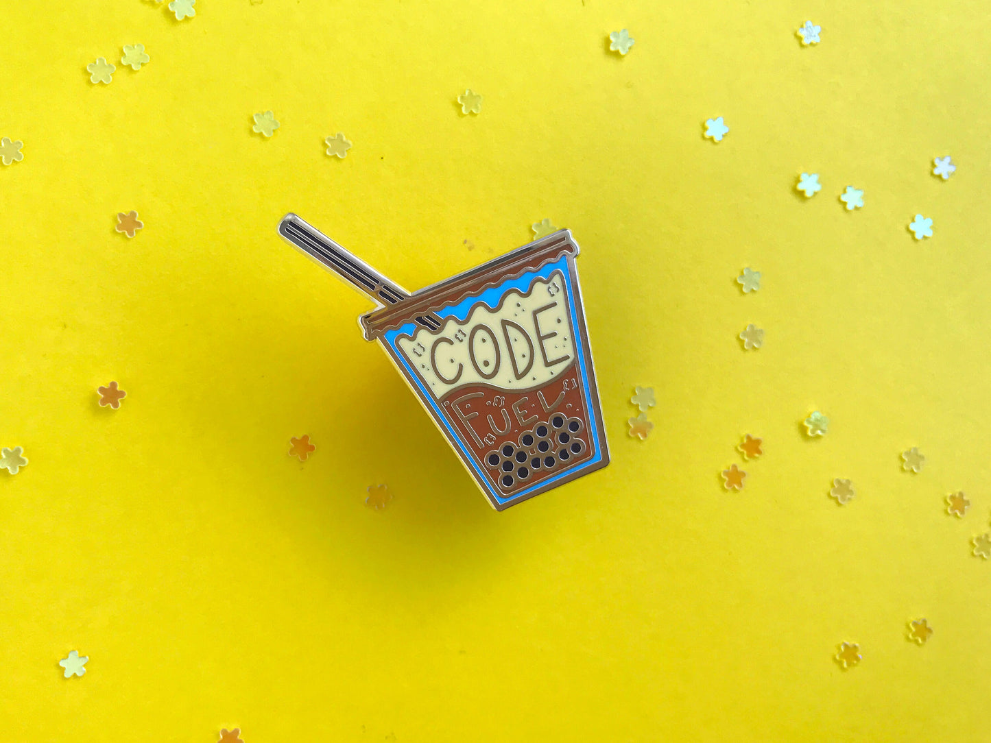 Code Fuel Boba Hard Enamel Pin