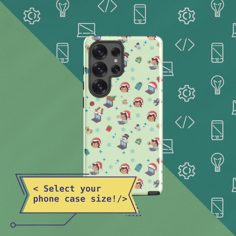 Tech Holiday Phone case | Durable Samsung Galaxy Phone Case