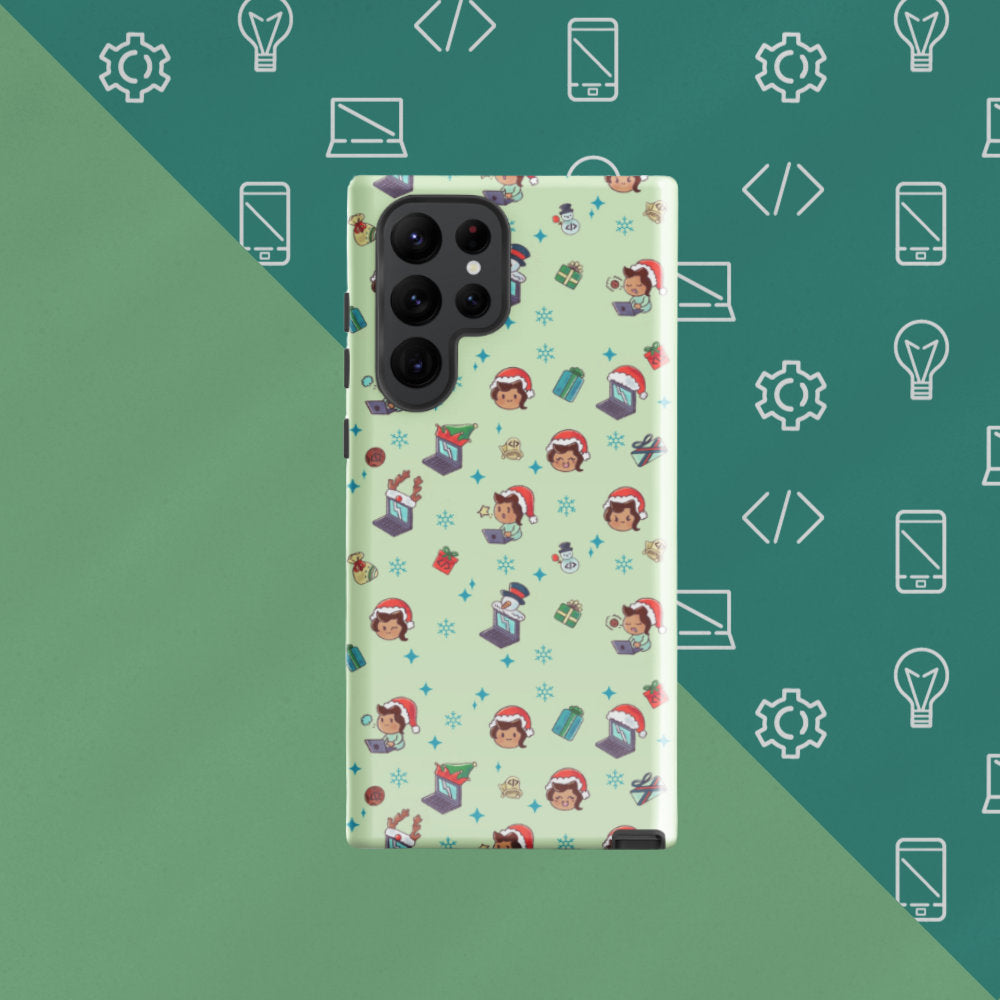 Tech Holiday Phone case | Durable Samsung Galaxy Phone Case