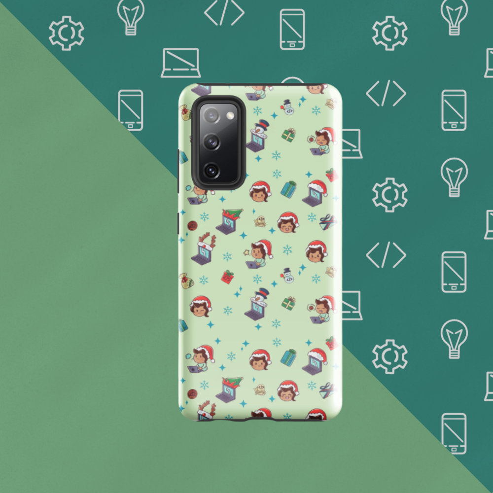 Tech Holiday Phone case | Durable Samsung Galaxy Phone Case