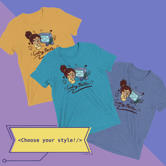 Coding Buddies Tshirt | Cute Tech Tshirt | Tech & STEM Apparel
