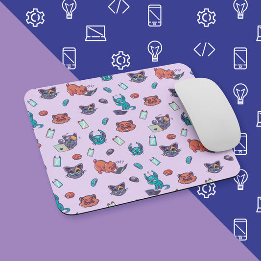 ConCATenate Tech Mouse Pad  | Tech Desk Accessories