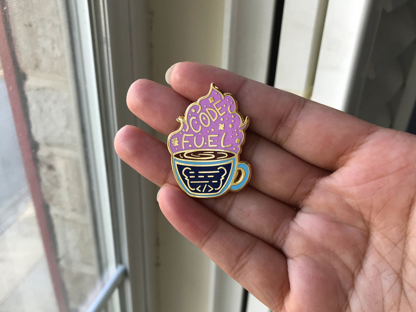 Code Fuel Coffee | Hard Enamel Pin