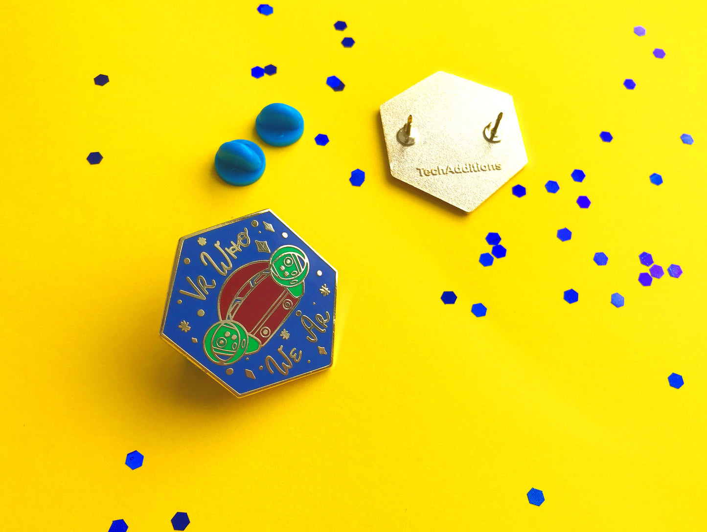 VR who we AR | Hard Enamel Pin