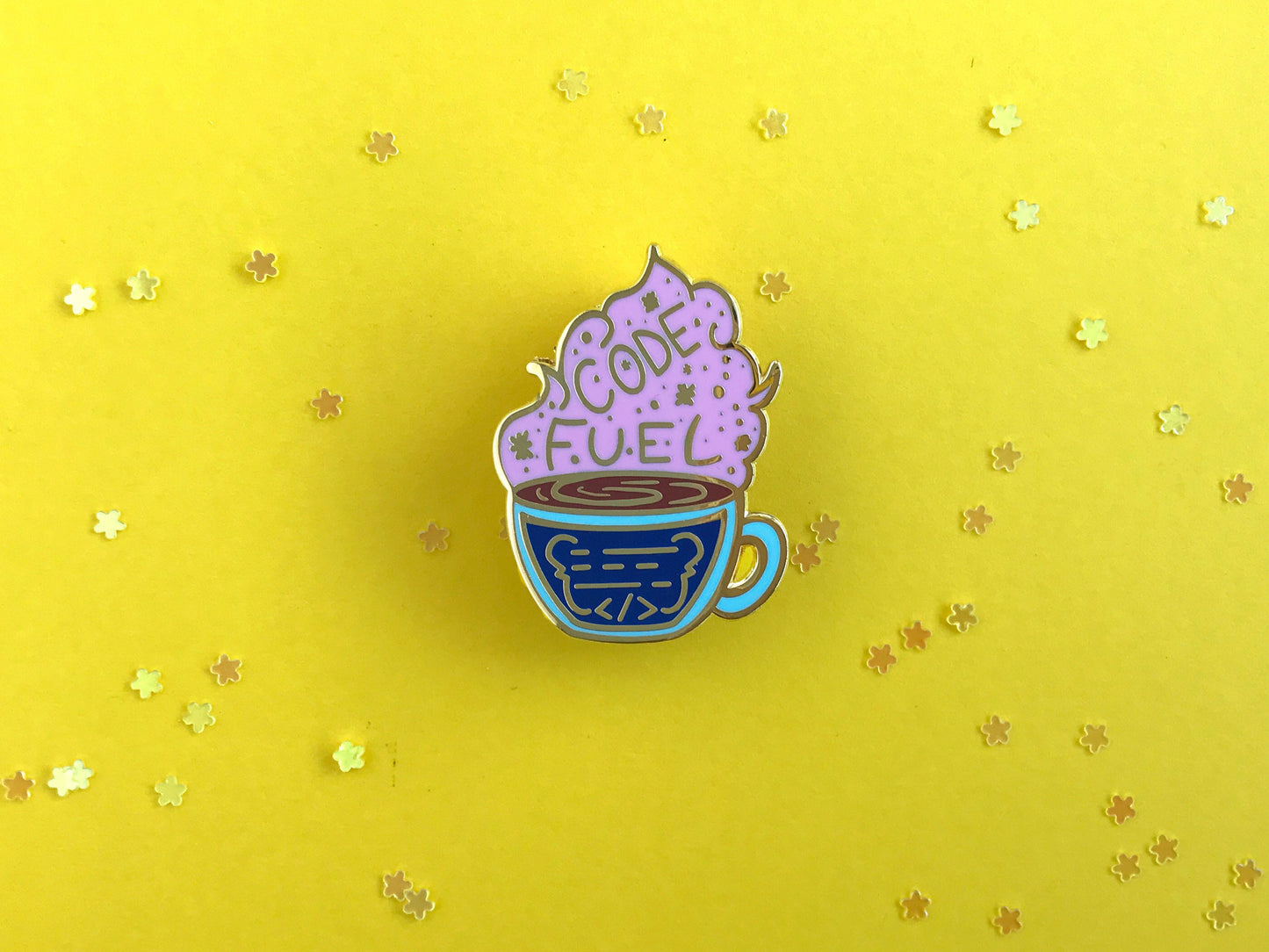 Code Fuel Coffee | Hard Enamel Pin