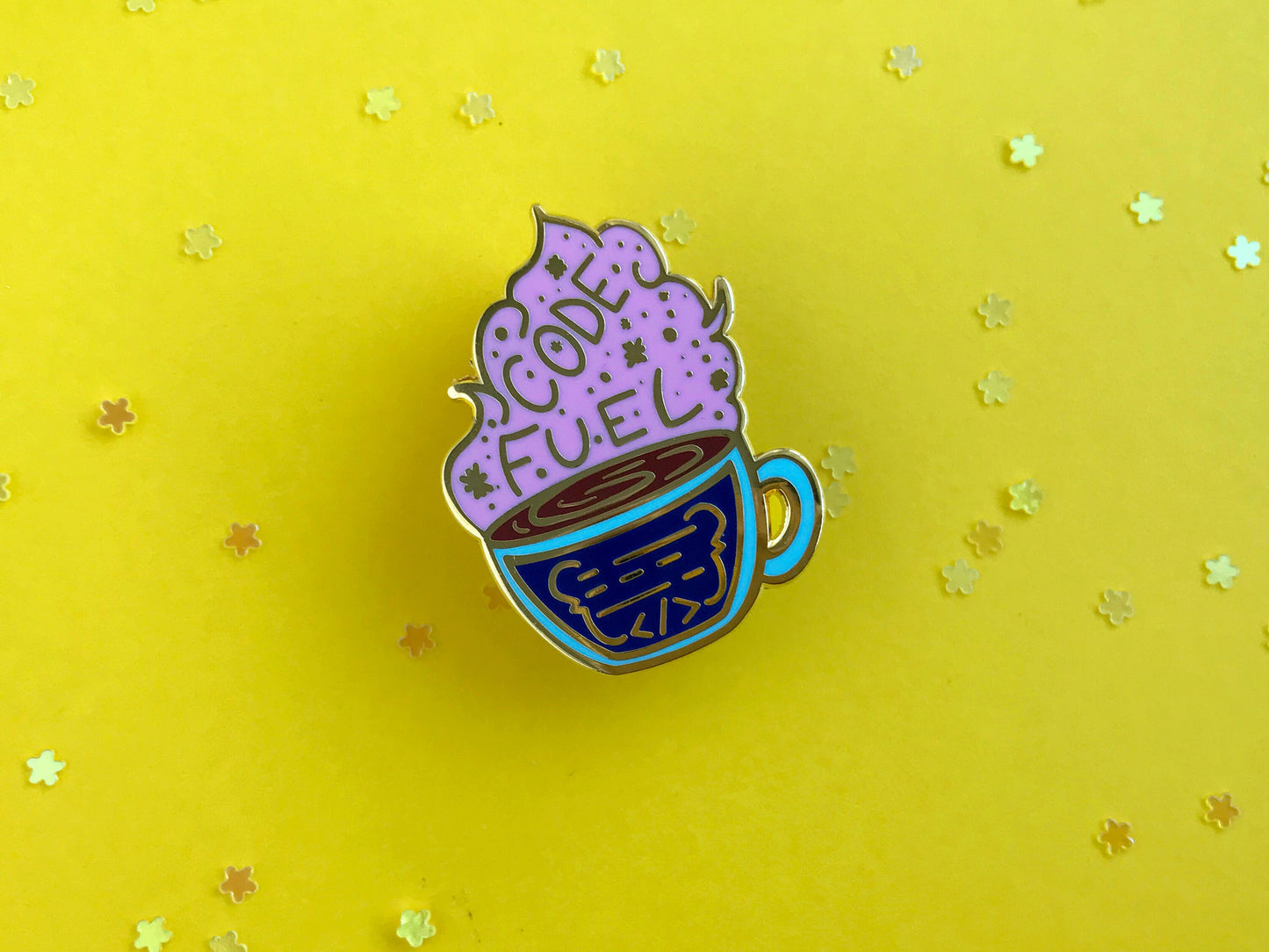 Code Fuel Coffee | Hard Enamel Pin