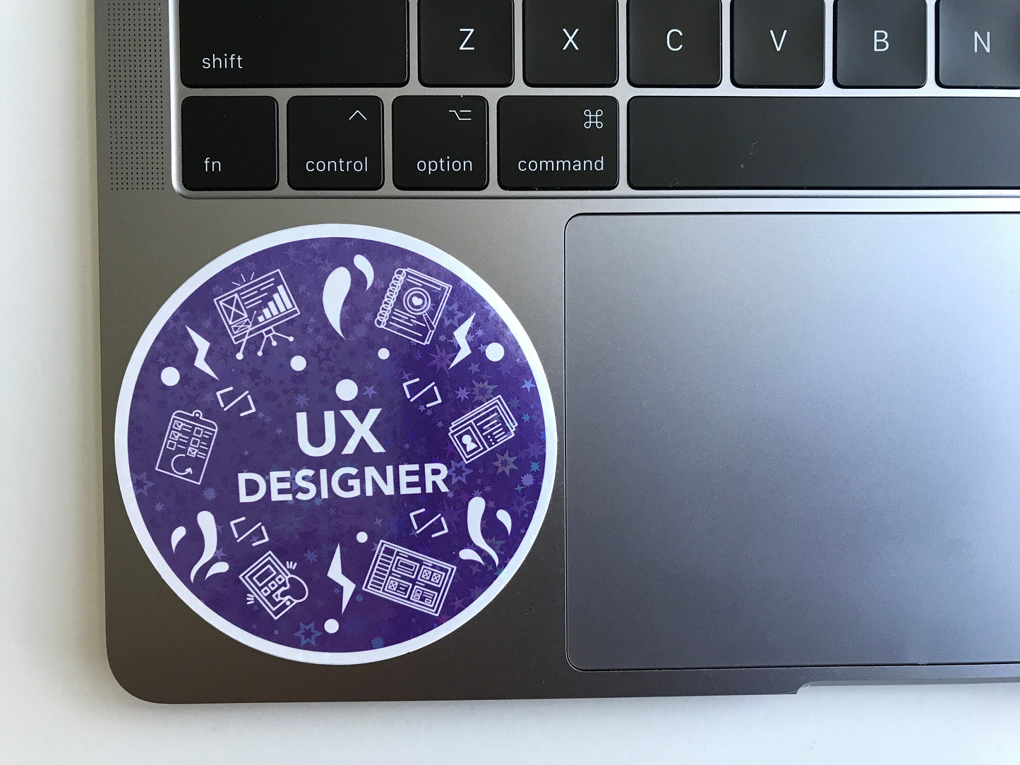UX Designer Star Holographic Sticker