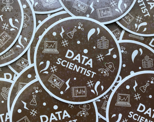 Data Scientist Star Holographic Sticker