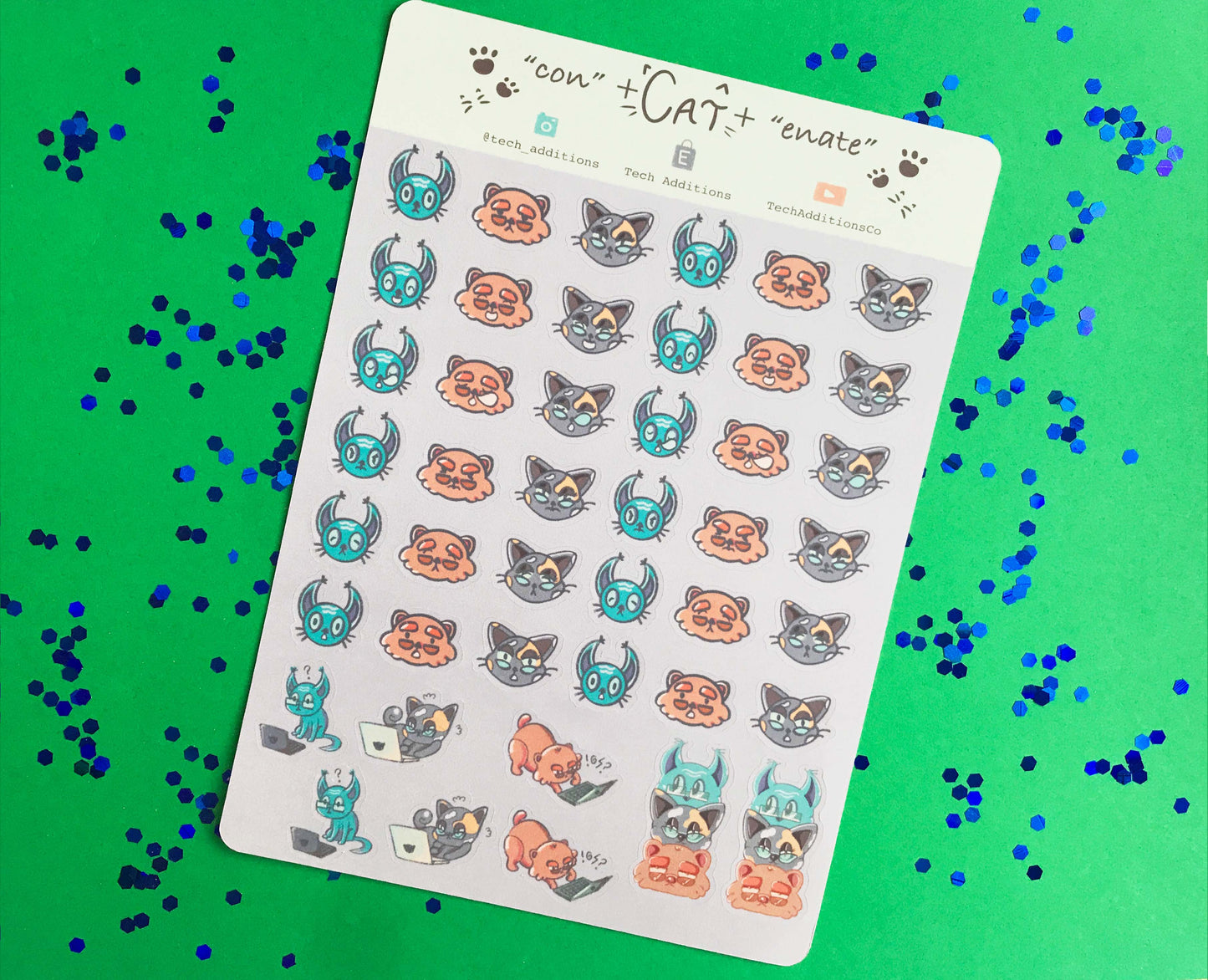 ConCATente Planner Stickers