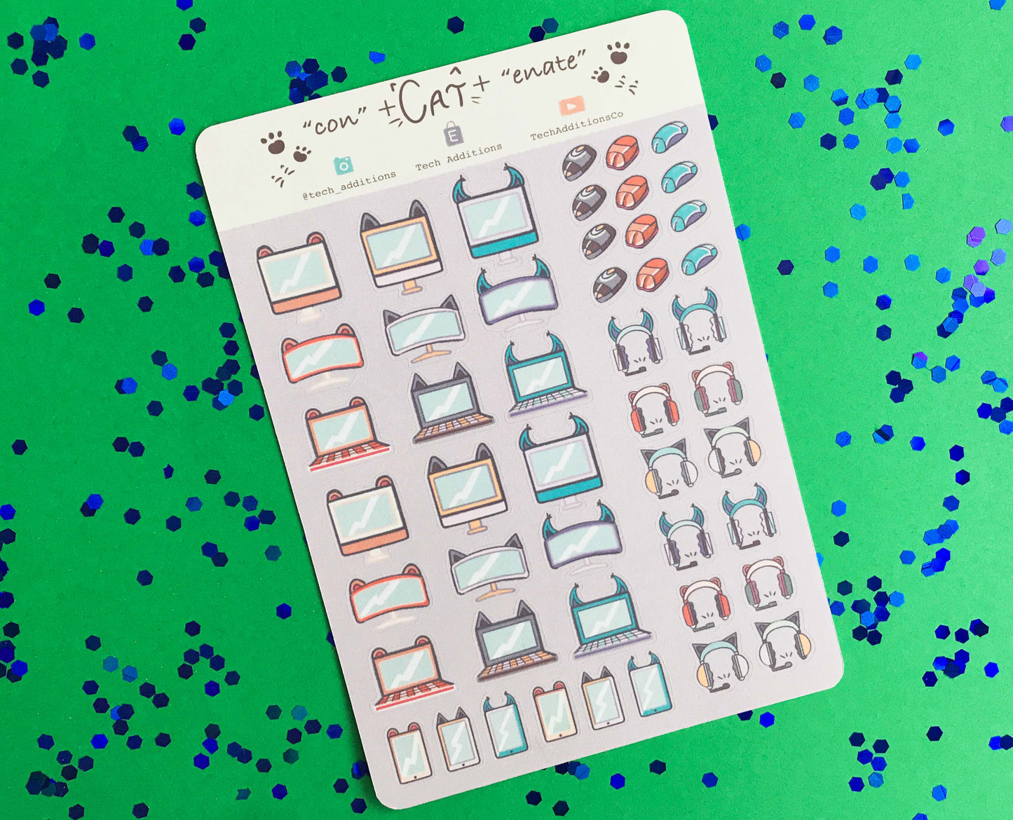 ConCATente Planner Stickers