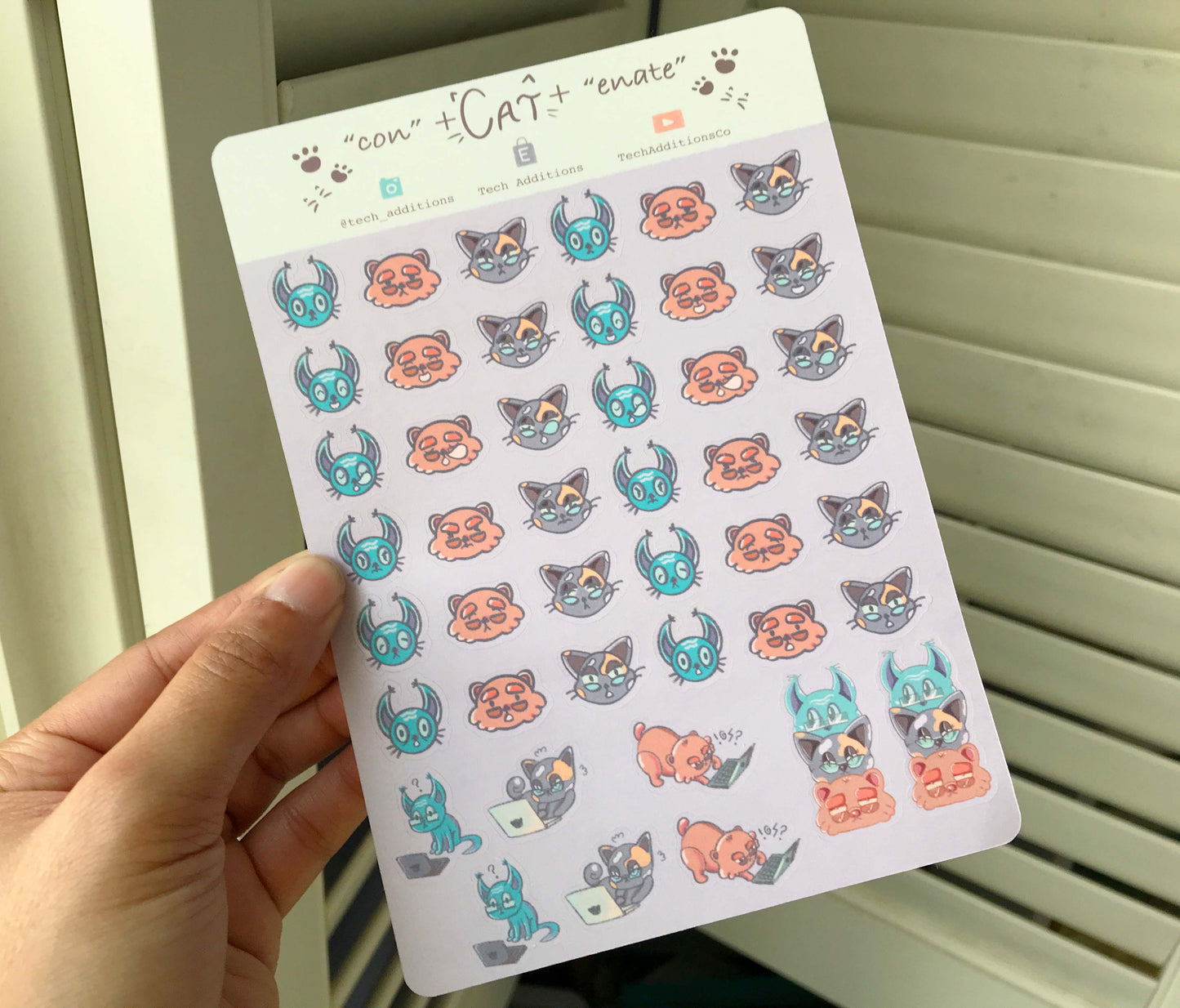 ConCATente Planner Stickers