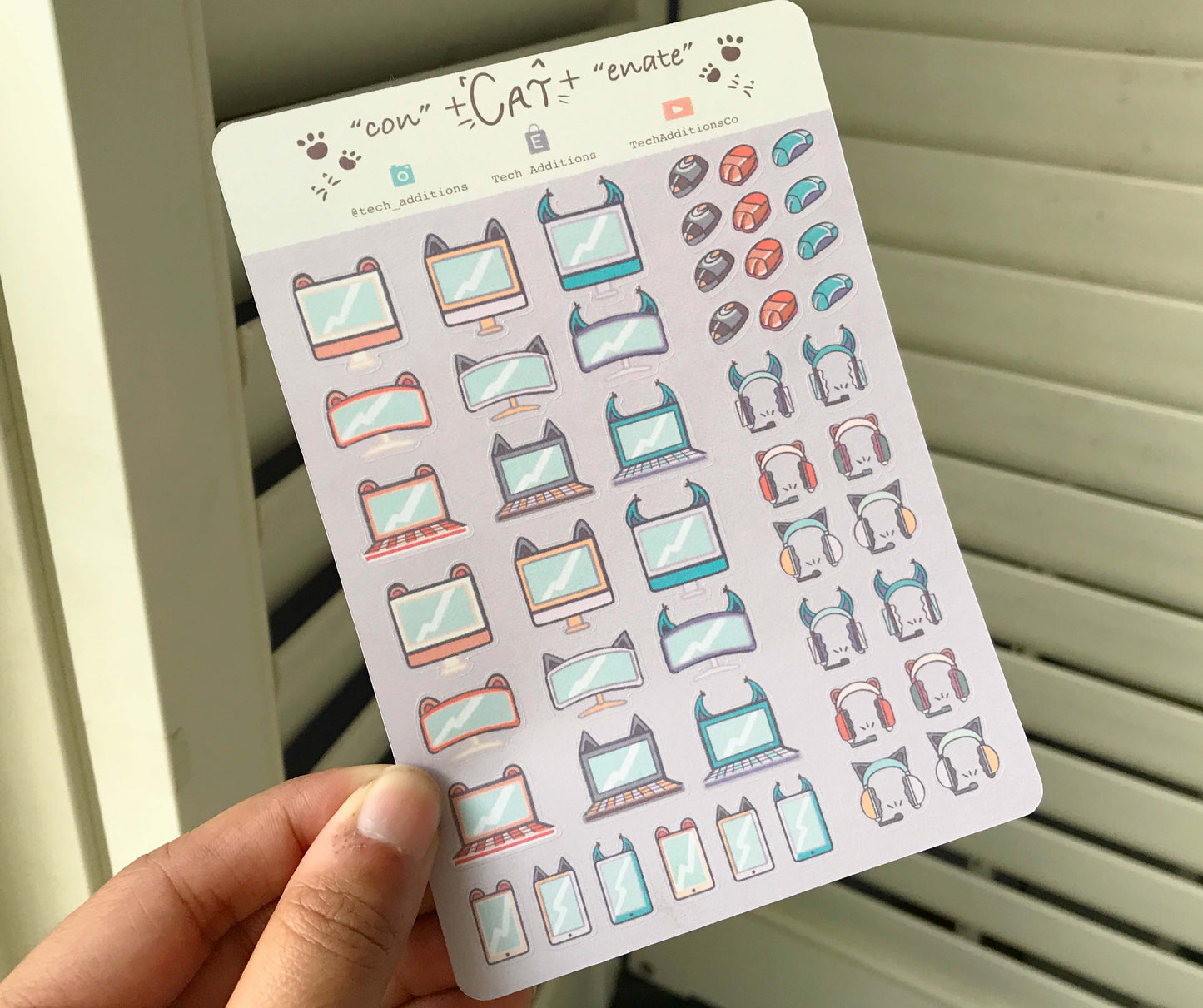 ConCATente Planner Stickers