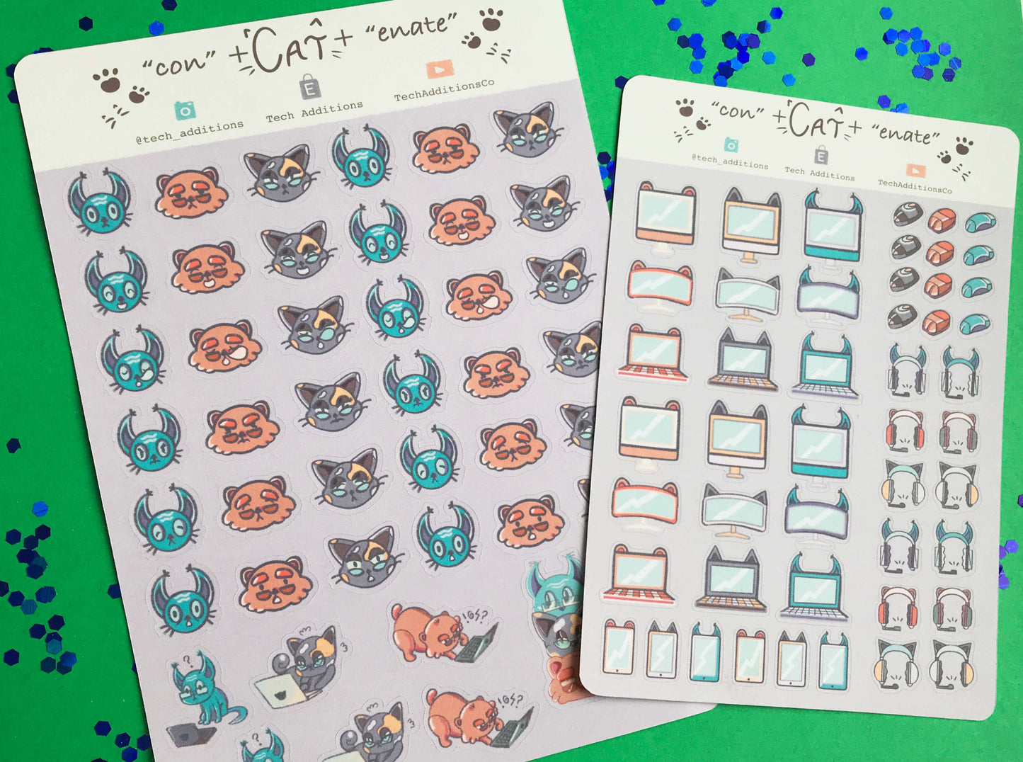 ConCATente Planner Stickers