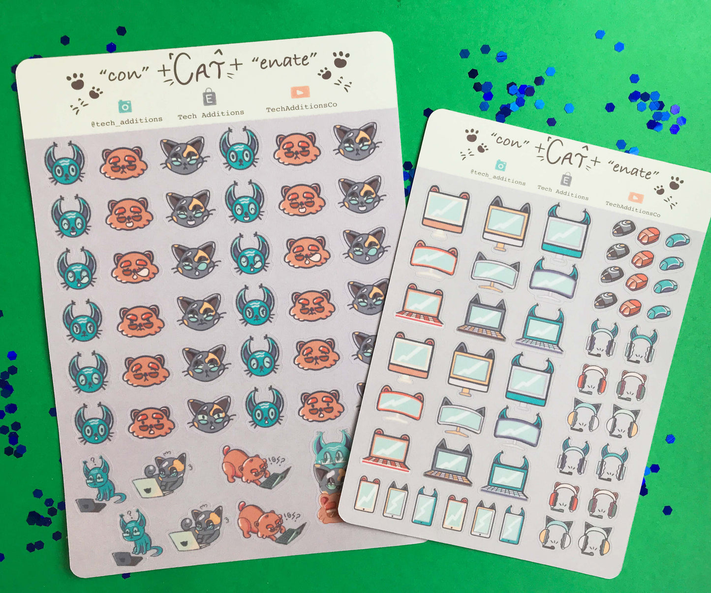 ConCATente Planner Stickers